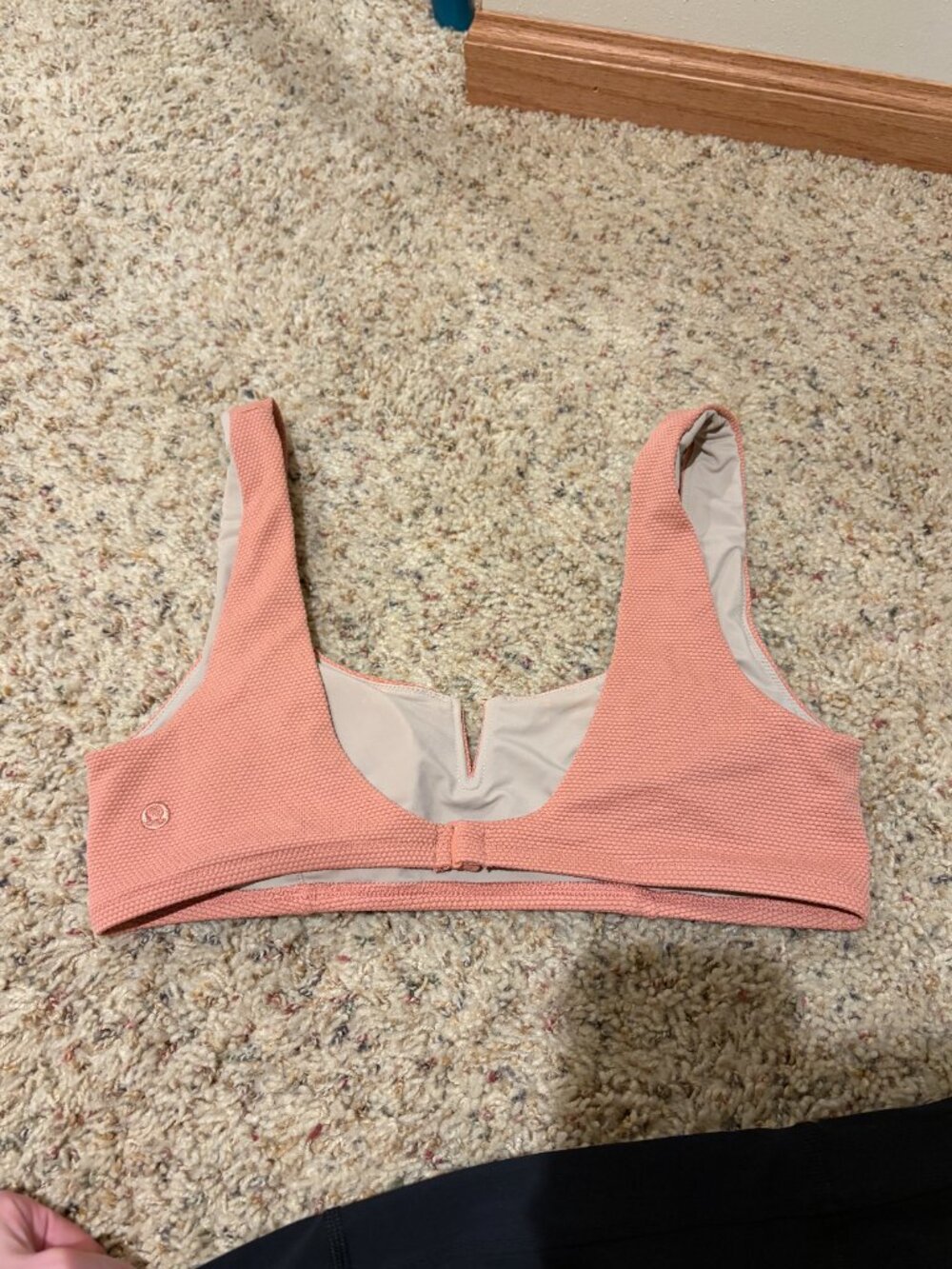 Lululemon Honeycomb Dip Bikini Swimsuit Swim Set Pink Black - Picture 4 of 16